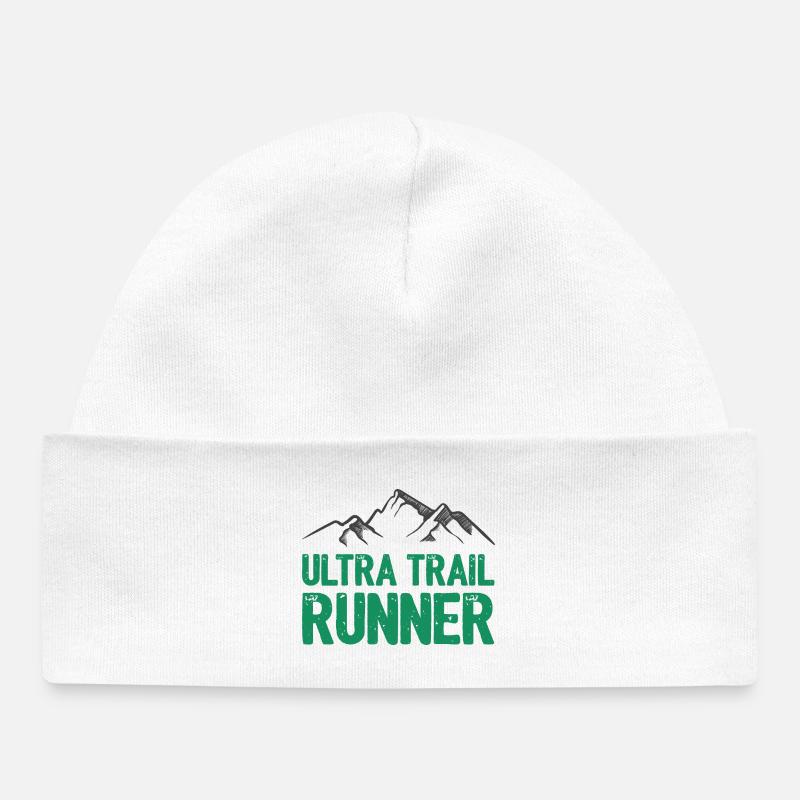 Ultra Trail Runner - Bonnet bébé bio - blanc