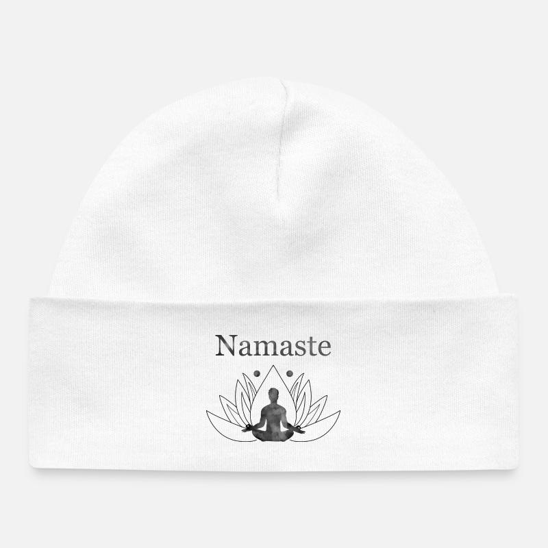 Yoga - Bonnet bébé bio - blanc
