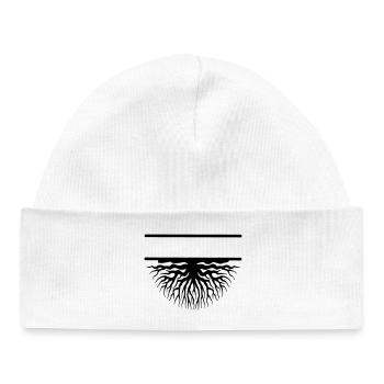 Tree roots - Baby Organic Beanie - white - Front