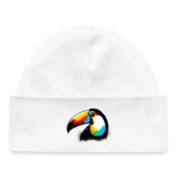 Toucan - Baby Organic Beanie - white - Front
