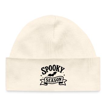 Spooky Season - Baby Organic Beanie - white - Front