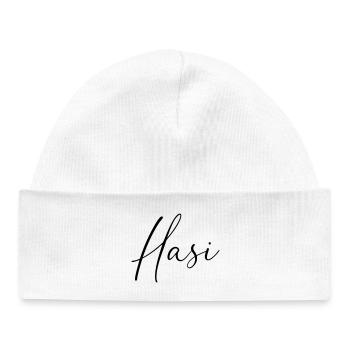hasi / handschrift design - Baby Organic Mütze - Weiß - Vorne