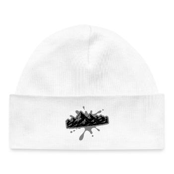 Masses de montagnes - Bonnet bébé bio - blanc - Devant
