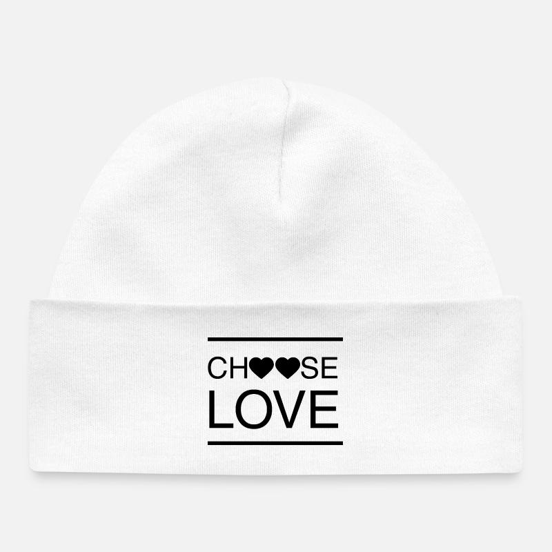 ChoisisAimer - Bonnet bébé bio - blanc