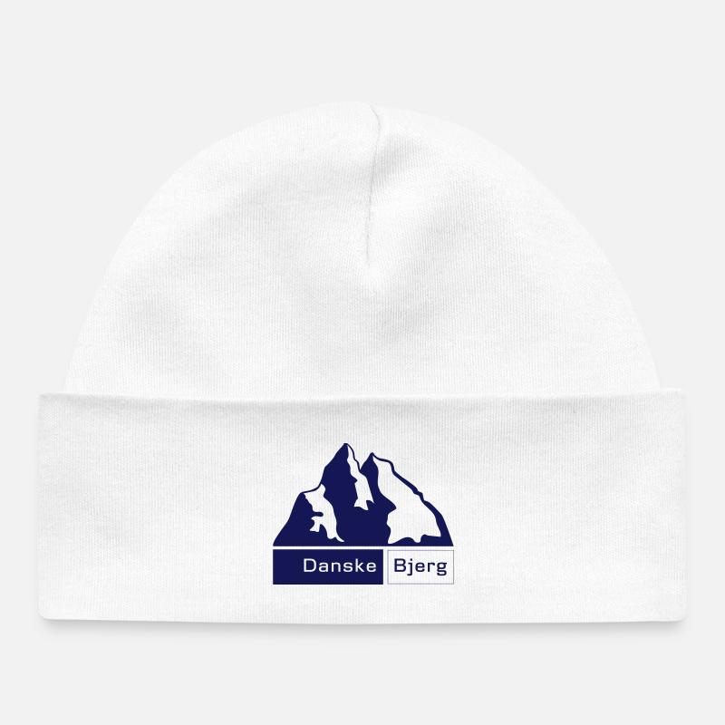 Danske Bjerg - Bonnet bébé bio - blanc