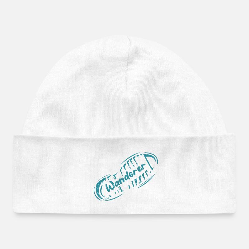 Laissez votre empreinte : Wanderer Travel Design - Bonnet bébé bio - blanc