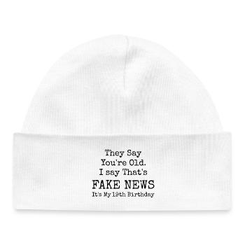 19th Birthday | 19 Years Old Birthday - Baby Organic Beanie - white - Front