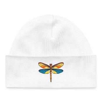 Sun Wing Kite Fly - Baby Organic Beanie - white - Front