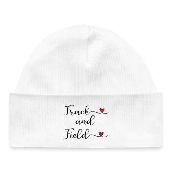 athletics - Baby Organic Beanie - white - Front