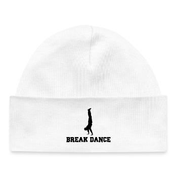 Break Dance - Baby Organic Mütze - Weiß - Vorne