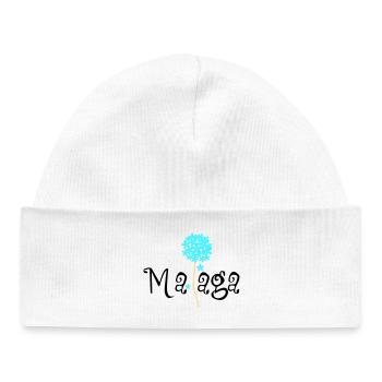 Malaga Biznaga - Bonnet bébé bio - blanc - Devant