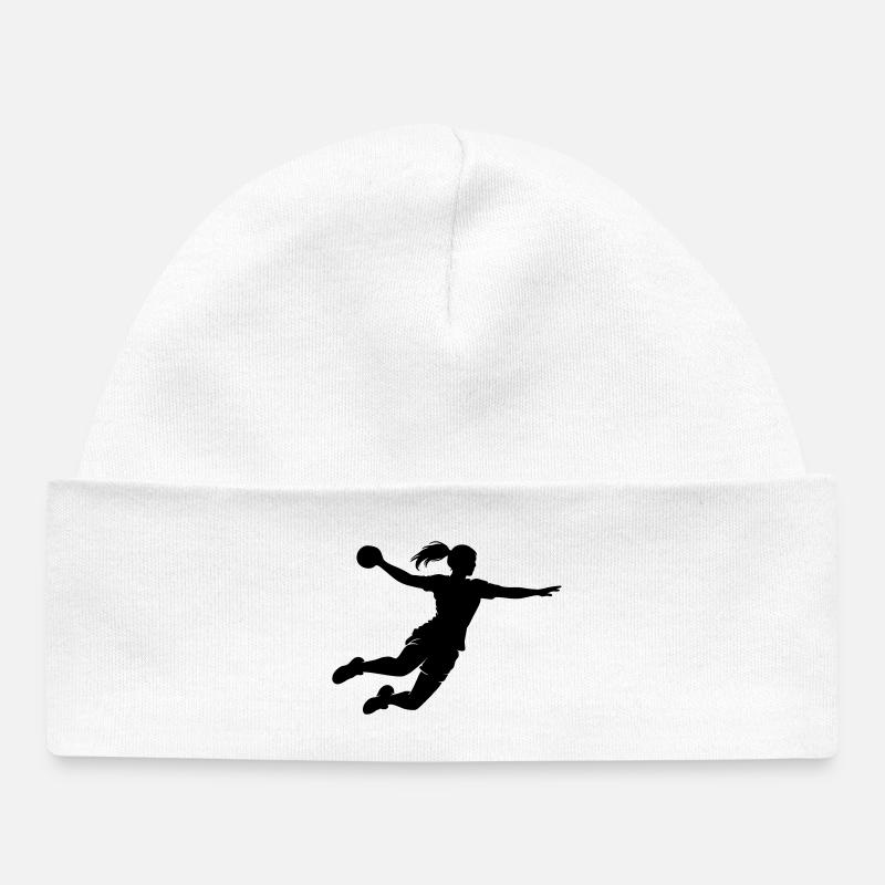 Handball - Bonnet bébé bio - blanc