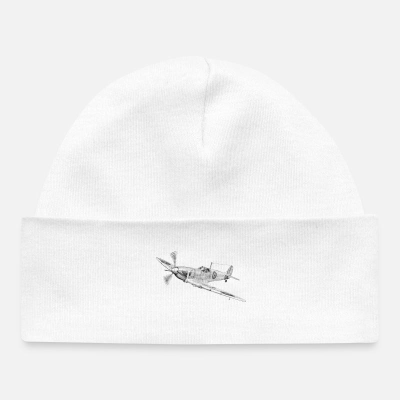 Spitfire - Baby Organic Beanie - white