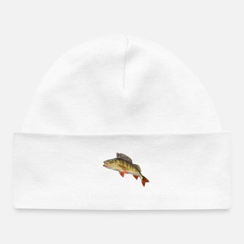 Perch - Baby Organic Beanie - white