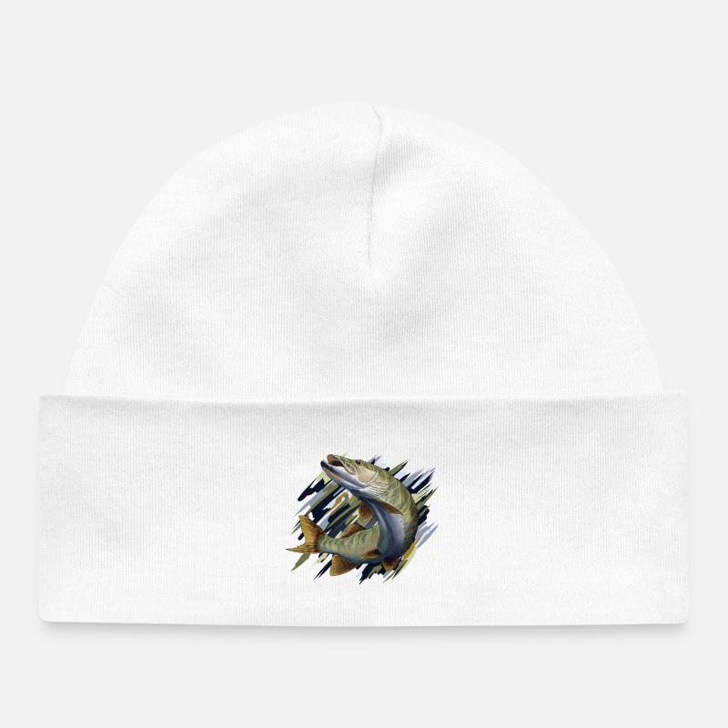 Pike - Bonnet bébé bio - blanc