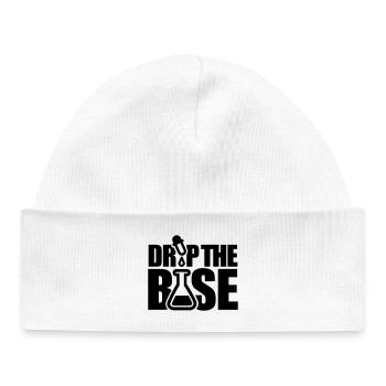 Drop the base - Baby Organic Beanie - white - Front
