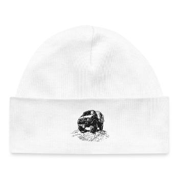 Unimog off-road - Baby Organic Beanie - white - Front