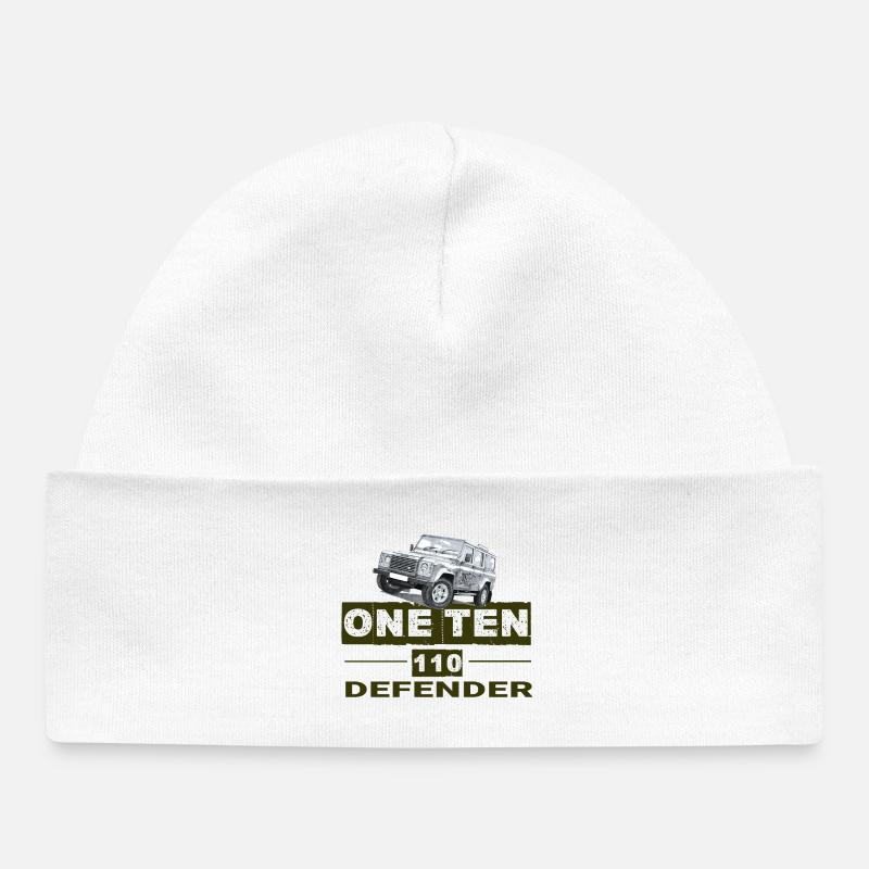One Ten Defender 110 - Bonnet bébé bio - blanc
