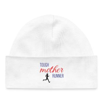 Tough Mother Runner - Baby Organic Mütze - Weiß - Vorne