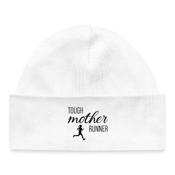 Tough Mother Runner - Baby Organic Mütze - Weiß - Vorne