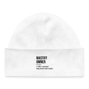Mastiff - Baby Organic Beanie - white - Front