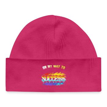 Road to Success - Baby Organic Beanie - white - Front