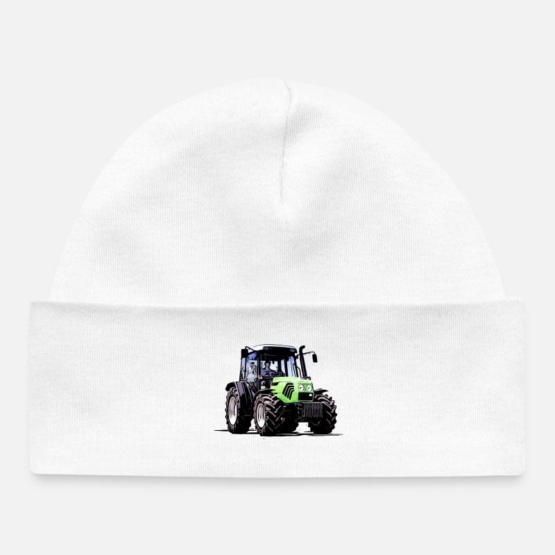 Conduire le tracteur Deutz 60 70 80 | L’agro - Bonnet bébé bio - blanc