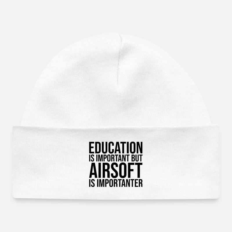 L’airsoft - Bonnet bébé bio - blanc