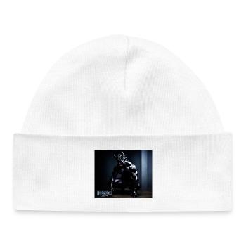 Ténèbres côté diable - Bonnet bébé bio - blanc - Devant