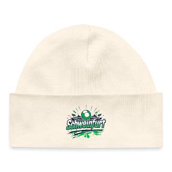 Schweinfurt Football Fan Articles Football - Baby Organic Beanie - white - Front