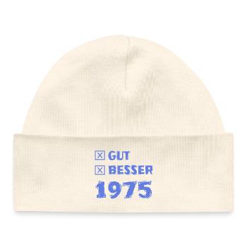 1975 - Baby Organic Mütze - Weiß - Vorne