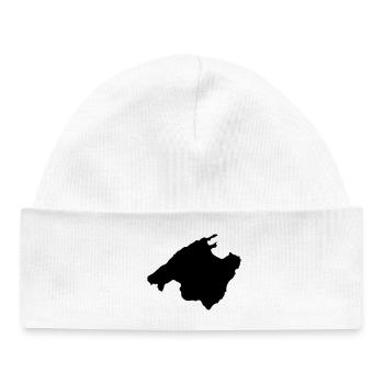 Malle Outline - Baby Organic Beanie - white - Front