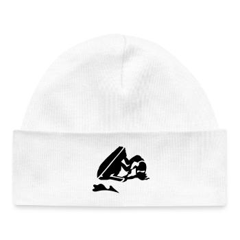 Jet ski - Baby Organic Beanie - white - Front