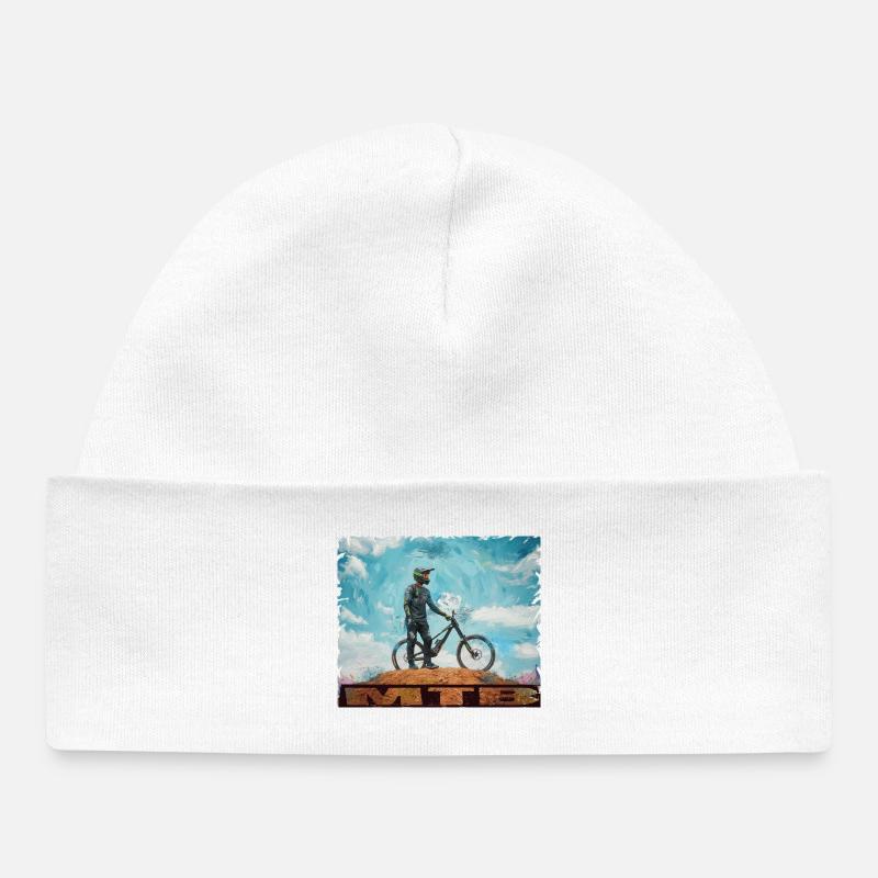 VTT - Bonnet bébé bio - blanc