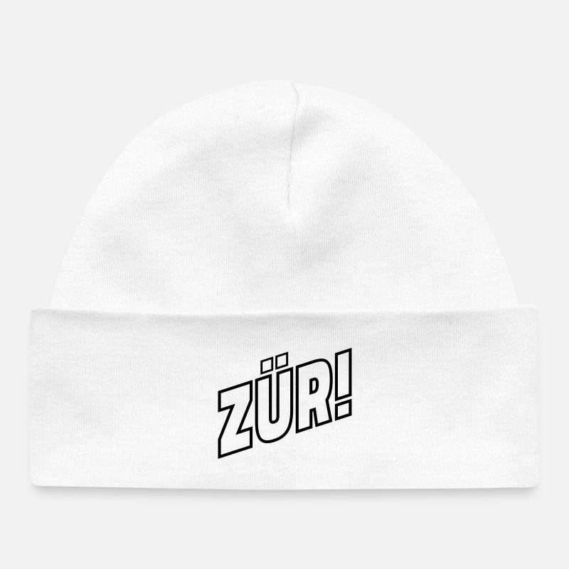 Zurich - Bonnet bébé bio - blanc