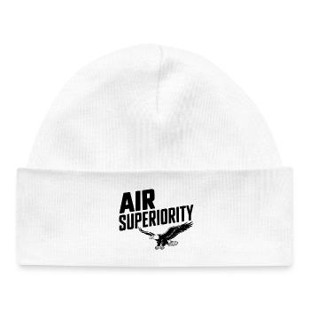 Air Superiority - Baby Organic Beanie - white - Front