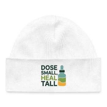 Dose d’homéopathie Petit Guérison Professionnel - Bonnet bébé bio - blanc - Devant