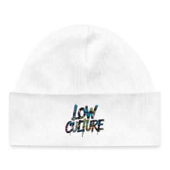 Love Culture Graffiti Collage - Baby Organic Beanie - white - Front