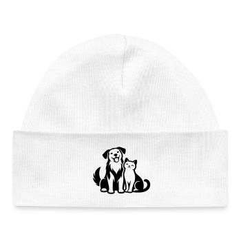 Pets - Baby Organic Beanie - white - Front