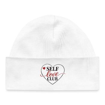 Self Love Club Shirt Self Care Aesthetic Women - Baby Organic Beanie - white - Front