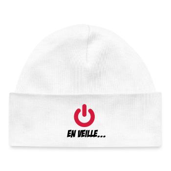 En veille... - Baby Organic Beanie - white - Front