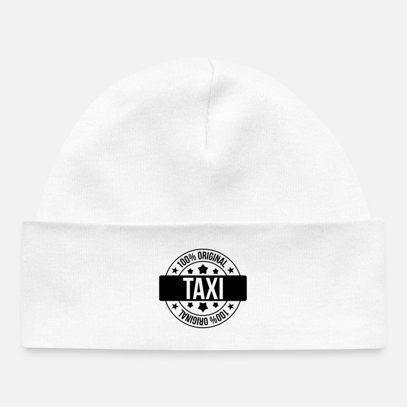 Taxi - Bonnet bébé bio - blanc