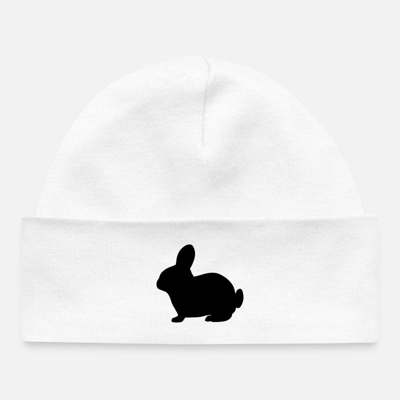Rabbit - Baby Organic Beanie - white