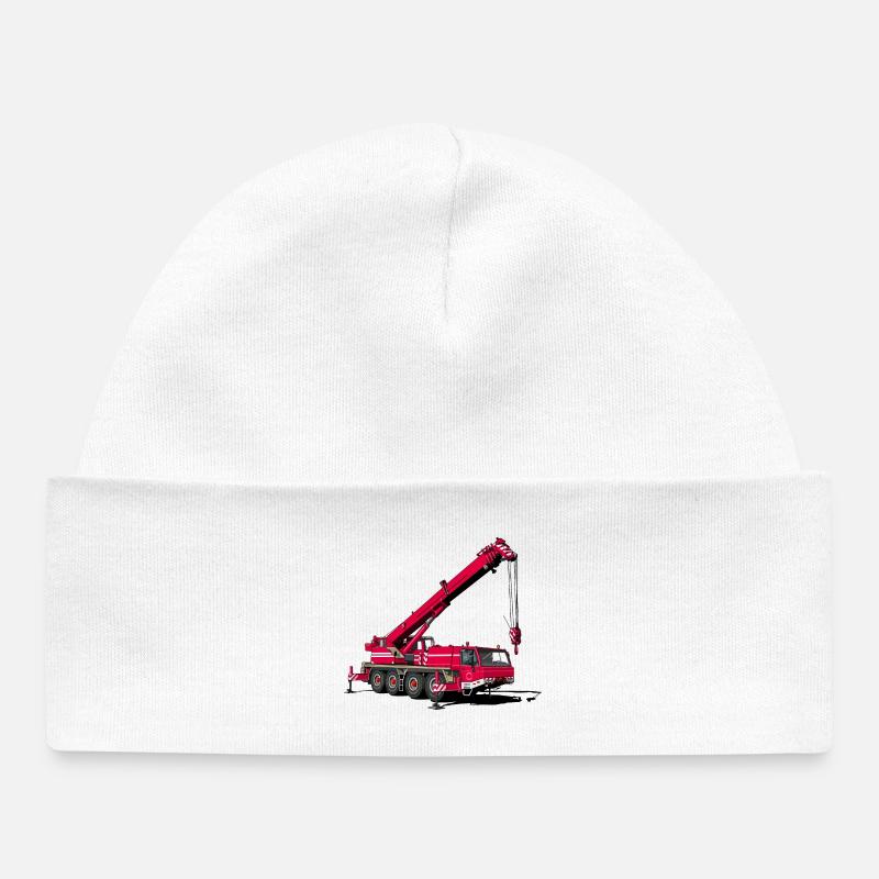 Grue mobile - Bonnet bébé bio - blanc