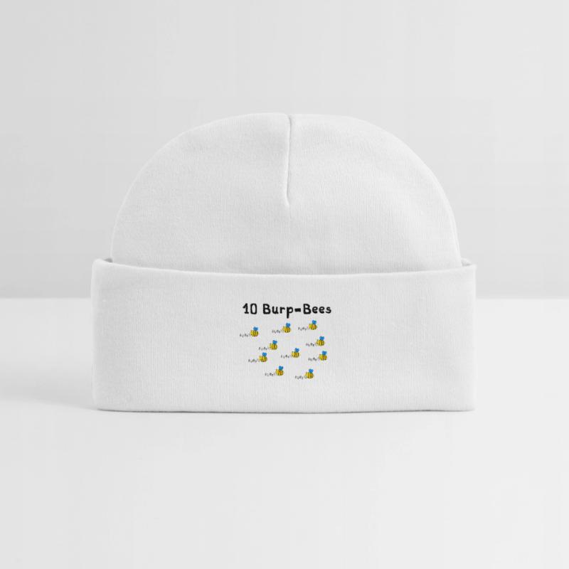 10 Burpees - oder waren es 10 Burp Bees? Baby Organic Mütze