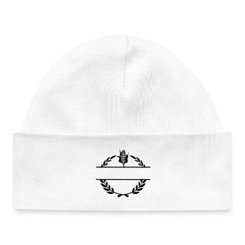 Fier du maïs fermier - Bonnet bébé bio - blanc - Devant