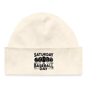 Baseballtag - Baby Organic Mütze - Weiß - Vorne