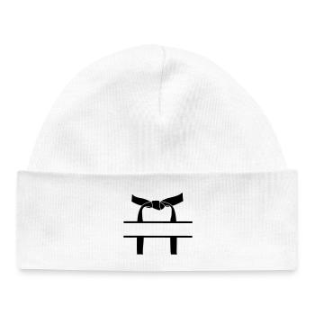 OBI Bande 2 - Bonnet bébé bio - blanc - Devant