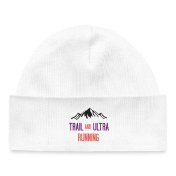 Trail and Ultra Running - Baby Organic Beanie - white - Front