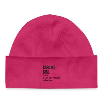 Curling - Baby Organic Beanie - white - Front